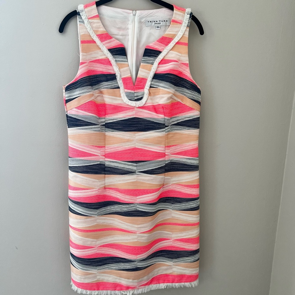 Trina Turk NWOT Multicolor Sleeveless Dress, size 8